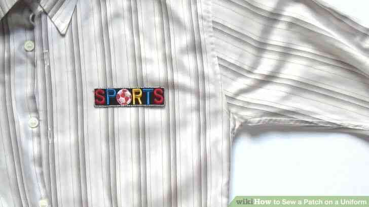 Image intitulée Coudre un Patch sur un Uniforme de l